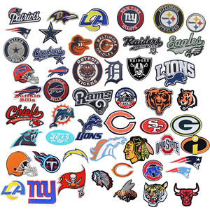 Écusson thermocollant en chenille brodé avec logo d'équipe de baseball <span class=keywords><strong>NFL</strong></span>, badge de football américain pour veste, sweat à capuche, chapeau, sac à dos, vêtements - Product Image 1