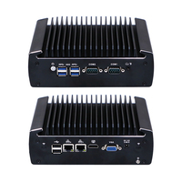 PC industriel embarqué sans ventilateur N322F 6200U, appareil Edge AI sans ventilateur avec double LAN et 2 ports COM