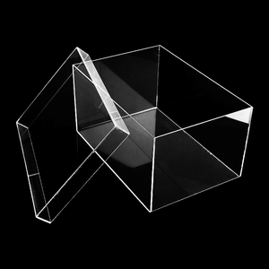 Nhà máy tùy biến các kích cỡ khác nhau của hộp lưu trữ trong suốt <span class=keywords><strong>Acrylic</strong></span> hộp trong suốt - Product Image 6