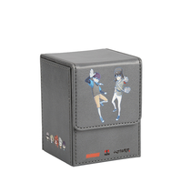 Boîte de rangement pour cartes à collectionner TCG, impression personnalisée, capacité de plus de 100 cartes, design personnalisé, vente en gros, taille standard