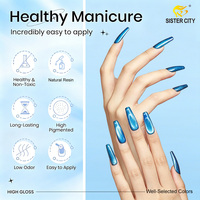 Ensemble de vernis à ongles en gel effet œil de chat professionnel, 12 couleurs, 15 ml, ensemble de manucure et de pédicure, kit d'art des ongles pour salon