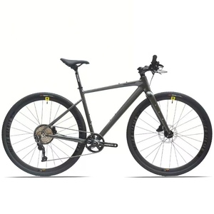 Bicicleta de Carretera PRO 700C, Horquilla de Fibra de Carbono, Eje Pasante, Cuadro de Aluminio, 10 Velocidades, Frenos de Disco Hidráulicos, Híbrida PRO Pre - Product Image 6
