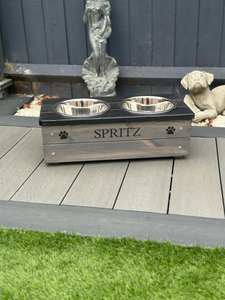 Comedero Automático para Mascotas con Pantalla LCD, Material de PC Ecológico, Diseño Cuadrado Elevado Medio, para Interiores/Exteriores, ODM OEM - Product Image 6