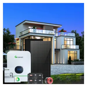 Fotovoltaico 3kw并网系统发电机太阳能电池板套件5kw太阳能系统销售
