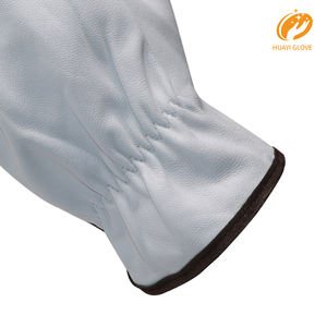 Guantes de Conducir Personalizados para Hombre en Piel de Cabra Flor, Guantes de Trabajo y Seguridad Clásicos en Piel de Oveja y Cabra Genuina - Product Image 5
