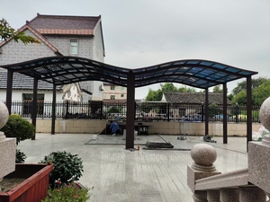 Tettoia <span class=keywords><strong>per</strong></span> Parcheggio <span class=keywords><strong>Auto</strong></span> in Lega di Alluminio Verniciata a Polvere con Rivestimento UV, Design Moderno e Lussuoso <span class=keywords><strong>per</strong></span> 2/3/4 <span class=keywords><strong>Auto</strong></span> - Product Image 3