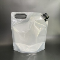 Pochettes personnalisées 2L 4L demi-gallon avec bec verseur pour boissons et eau, avec buse d'aspiration