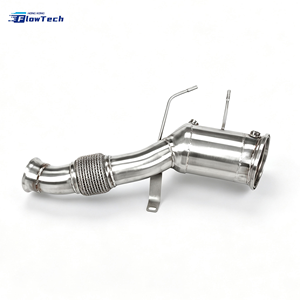 Tubo de Escape Turbo de Alto Flujo de Acero Inoxidable Pulido para B58 X5 X6 735 740 3.0T OPF, Mejora de Rendimiento - Product Image 2