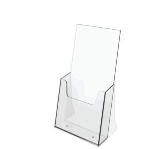 Espositore da Tavolo in Acrilico Trasparente per Brochure, per Ufficio, Ristorante, Reception - Product Image 2