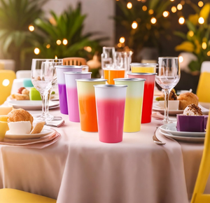 Sáng Tạo Tùy Chỉnh Màu Sắc Thay Đổi Dùng Một Lần Tái Sử Dụng Thép Không Gỉ Uống Cốc Bia Cup Cho Đảng Nhà Hàng - Product Image 5