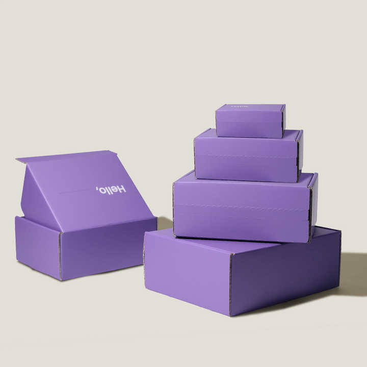 Eco Tear-Off Strip Express Shipping Boxcorrugated Cardbo-Friendly Custom Self-Sealinoard Health Care Product Packagingpaper Boxe