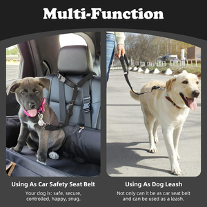 Adjustable Nylon Fabric Pet Restraints Vehicle Car Safety Seat Belts <strong>Harness</strong> Dog <strong>Cat</strong> Leash - Product Image 2