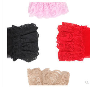 Bas Jarretière <span class=keywords><strong>Femme</strong></span> en Soie avec Silicone <span class=keywords><strong>Antidérapant</strong></span>, Haut en Dentelle Sexy pour Femmes - Product Image 3