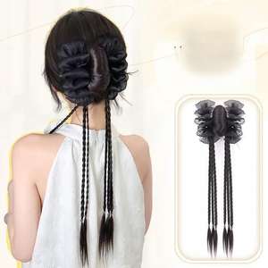 Coolhair Peluca <span class=keywords><strong>de</strong></span> <span class=keywords><strong>Cabello</strong></span> Largo para Mujer, <span class=keywords><strong>Moño</strong></span>, <span class=keywords><strong>Trenza</strong></span> <span class=keywords><strong>de</strong></span> <span class=keywords><strong>Cabello</strong></span> <span class=keywords><strong>Postizo</strong></span>, <span class=keywords><strong>Trenza</strong></span> <span class=keywords><strong>de</strong></span> Flores Naturales, Media <span class=keywords><strong>Trenza</strong></span>, Extensiones <span class=keywords><strong>de</strong></span> <span class=keywords><strong>Cabello</strong></span> <span class=keywords><strong>con</strong></span> Fibra - Product Image 1