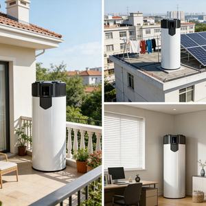 Chauffe-eau <span class=keywords><strong>à</strong></span> <span class=keywords><strong>pompe</strong></span> <span class=keywords><strong>à</strong></span> <span class=keywords><strong>chaleur</strong></span> tout-en-un JIADELE R290 300L avec réservoir d'eau chaude émaillé, Wi-Fi intelligent, pour le marché australien - Product Image 6