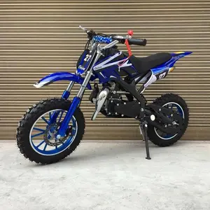 공장 가격 미니 먼지 자전거 2 스트로크 쉬운 풀 스타트 dirtbike 50cc 오프로드 오토바이