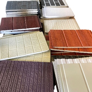 Panneaux muraux extérieurs - <span class=keywords><strong>Prix</strong></span> d'usine des panneaux métalliques gravés à l'aspect bois, résistants au feu et anti-moisissures - Product Image 3