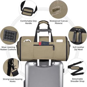 Bolsa de Almacenamiento de Ropa Colgante de Nailon de 72 Pulgadas, Ecológica, con Impresión de Logotipo Personalizado, Bolsa de Ropa Privada - Product Image 3