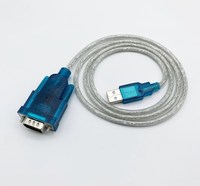 Alta calidad personalizado USB 2,0 AM a DB9 hembra RS232 Serial Cable PVC Jacket FTDI PL2303 Chip para aplicaciones de monitor de micrófono