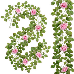 ดอกกุหลาบประดิษฐ์เซนเว่ย ขนาด 200 ซม. ดอกไม้ผ้าไหม ตกแต่งภายในอาคาร - Product Image 1