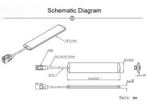 JCG017 sottile adesivo di tipo 3g GSM <span class=keywords><strong>antenna</strong></span> cellulare a doppia banda <span class=keywords><strong>Antenna</strong></span> di comunicazione - Product Image 5