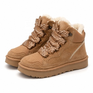 Chaussons d'hiver chauds en fourrure personnalisés 2026 en gros avec logo, chaussures Tasman, bottes Lowmel Ugges pour femmes - Product Image 3