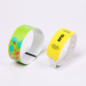 Événement promotionnel personnalisé NFC RFID UHF vinyle bracelet en plastique fête Festival <span class=keywords><strong>Concert</strong></span> billet conception entrée mode Identification - Product Image 3