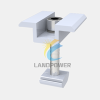 Sistem Pemasangan Rel Surya Landpower Solar Inter Clamp-Aluminium Alloy Anodized untuk Atap & Carport