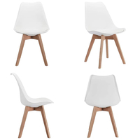 Jambes en bois, jambes en plastique, tulipe, chaise de salle à manger, moderne, en hêtre, Design moyen-orient, salon, offre spéciale, échantillon gratuit