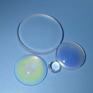 H-K9L/BK7 matériel UV silice fondue saphir cristal matériel Singulet lentille optique fabricant - Product Image 3