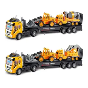 Radiocomando 4CH rc truck toys 4 funzioni telecomando heavy truck car kids electric engineering vehicle con luce e suono