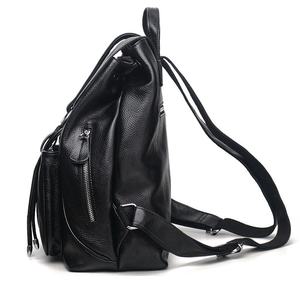 Bolso de Hombro Cruzado de Cuero Genuino Vintage de Gran Capacidad, Moderno y a la Moda, Tipo Cesta, para Mujer, con Correa Ajustable - Product Image 4