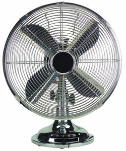 Ventilateur de refroidissement portable à haute vitesse oscillant électrique en métal écologique avec commande mécanique - Product Image 1