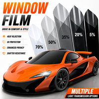 Film teinté pour vitres de voiture en céramique nano, 99% de rejet UV IR, isolation thermique, 1,52*30M, film solaire pour vitres de voiture