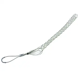 20kN ad alta resistenza a doppia testa conduttore in rete metallica grip cable pulling grip calzini per tirare il cavo