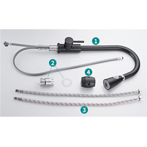 <span class=keywords><strong>Robinet</strong></span> de <span class=keywords><strong>cuisine</strong></span> en acier inoxydable rotatif à 360 degrés <span class=keywords><strong>avec</strong></span> <span class=keywords><strong>douchette</strong></span> extractible en plastique tendance - Product Image 5