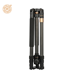 Chân máy ảnh bằng sợi <span class=keywords><strong>carbon</strong></span> nhỏ gọn Q222C Qzsd, bộ chân máy 62.8 inch với đầu cầu - Product Image 4