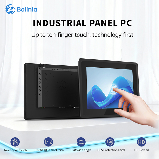 High Quality Industrial All-in-One Touch PC 21.5" IP65 PCAP Capacitive J9001/i5/i7 CPU Linux/Windows Fanless Embedded Panel PC