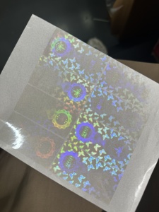 Bolsas de Maquillaje con Holograma Personalizado, Etiqueta Adhesiva Numerada con Logotipo Holográfico 3D Anti-Robo para Tarjetas de Identificación Universitarias - Product Image 2