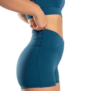 Shorts Deportivos Cruzados para Mujer, con Estampado Frontal, de Poliéster/Spandex, al por Mayor para Gimnasio, Yoga y Ciclismo - Product Image 5