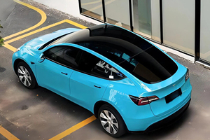 Vinilo Autoadhesivo con Efecto de Cambio de Color, Color Azul Miami, PET de Alto Brillo, Autoregenerable, Antiarañazos, para Envoltura de Automóviles - Product Image 6