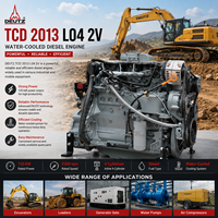 SCDC DEUTZ TCD 2013 L04 2V 120kW 163PS 2300U/min 4-Zylinder Wassergekühlter Turbodieselmotor für Baumaschinen