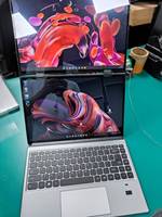 Laptop Layar Ganda E140D RAM 16GB dengan Layar Sentuh 2K, CPU N95 3.4 GHz, Kustomisasi Pabrik Seri Bisnis Yoga, Hard Drive SSD