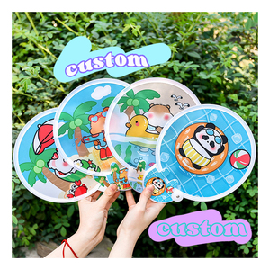 Tùy Chỉnh Mini Cầm Tay Có Thể Gập Lại <span class=keywords><strong>Fan</strong></span> Đóng Mở Túi <span class=keywords><strong>Nylon</strong></span> Vòng Bay Thiết Kế Đĩa Cho Khuyến Mại & Quà Tặng Doanh Nghiệp - Product Image 1