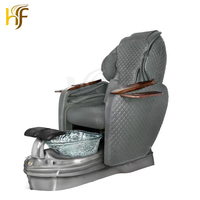 Fauteuil de pédicure européen en fibre de verre, fauteuil inclinable de spa pour pédicure, fauteuil de spa pour technicien en ongles, bain de pieds, fauteuils sans plomberie pour salon de manucure