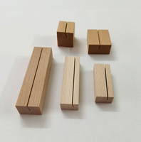 Porte-cartes postales en bois acrylique support de signe pour la décoration de fête emplacement petite Table Menu porte-cartes