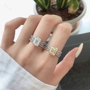 Dylam High Quality Rhodium Plating Wedding Fashionable Custom Wholesale Ladies 925 Sterling Silver Women's Anniversary <b>Ring</b> - Product Image 3