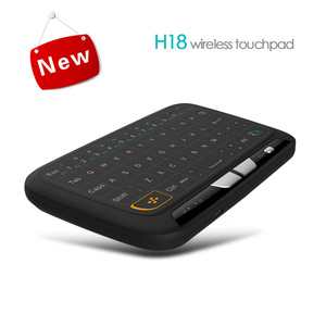 H18 schermo intero Mini 2.4G tastiera di gioco senza fili tastiera Touch con Mouse volante all'ingrosso - Product Image 1