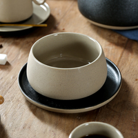 Service de table en céramique LovingHome, assiette de présentation beige, style simple, vaisselle en porcelaine pour hôtels, pour la décoration