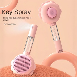 Peine de masaje para mascotas con aguja de pelo antiflotante ecológico transfronterizo, nuevo producto para limpieza y baño de gatos y perros - Product Image 2